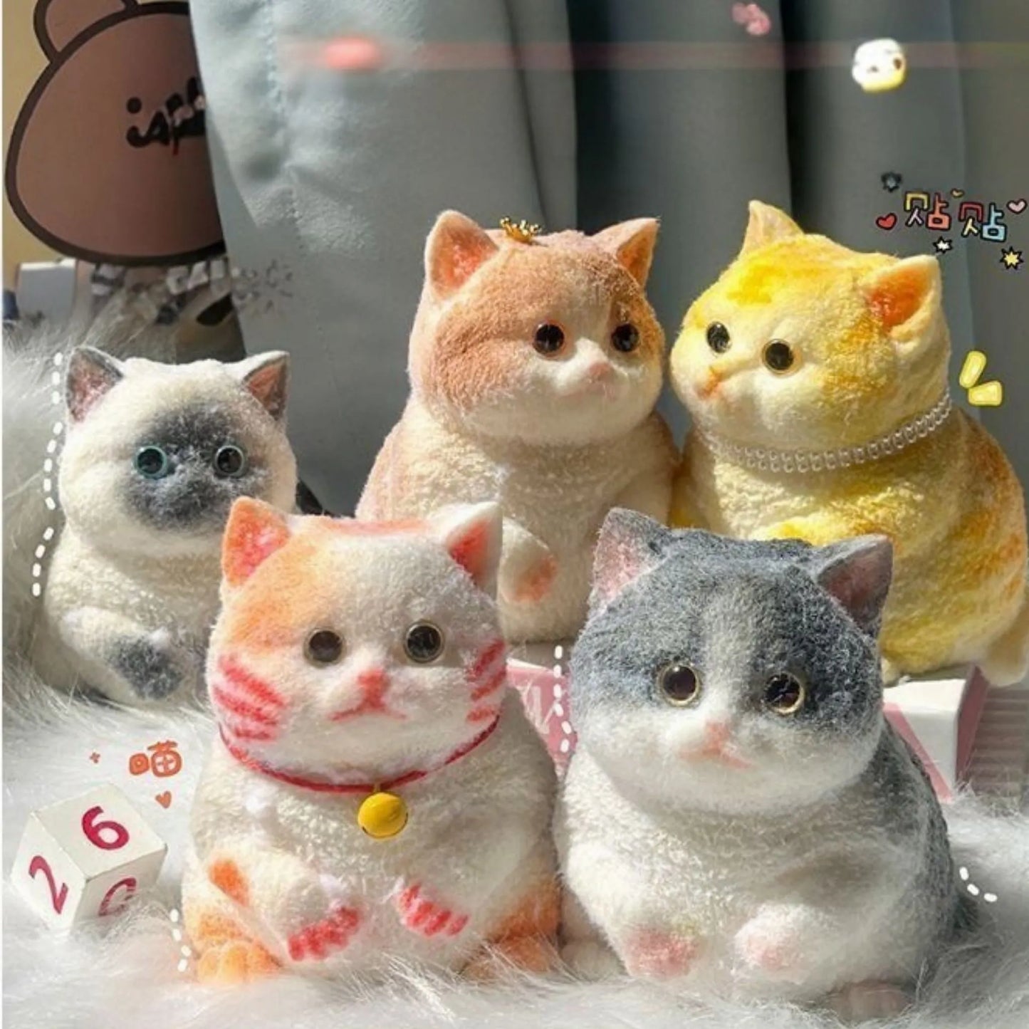 Kit Antiestrés – Gato Delgado & Gato Gordito DIY