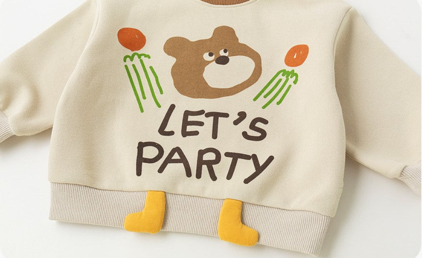 Conjunto Infantil Bear & Cargo (Crema y Camel) - 1 a 5 años