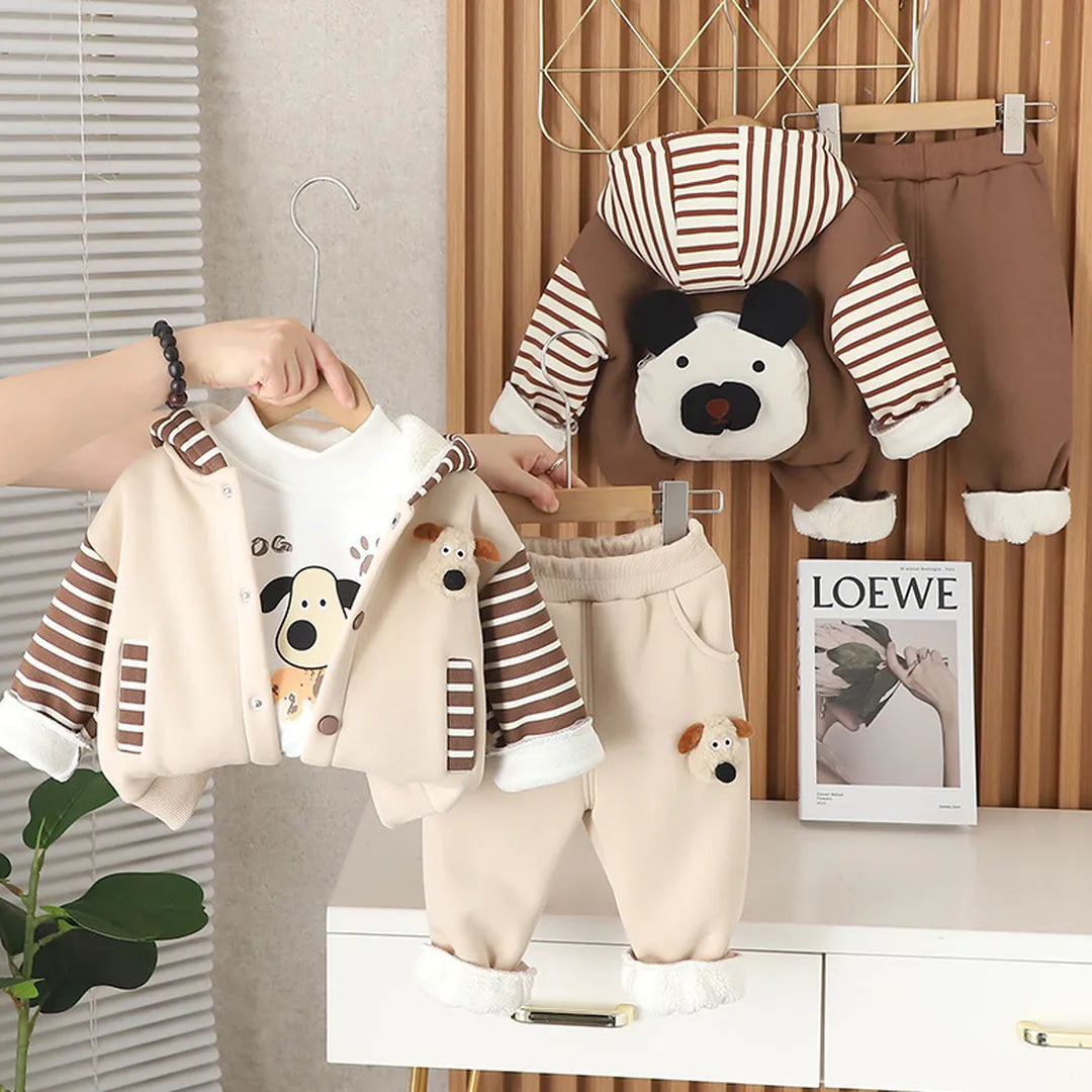 Conjunto Infantil con Bolso de Peluche – 2 modelos (1–5 años)